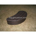 Outdoor Garden Rattan Sun Bed Beach Lounge